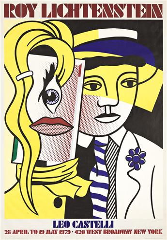 ROY LICHTENSTEIN (AFTER) Group of 4 Leo Castelli Gallery posters.